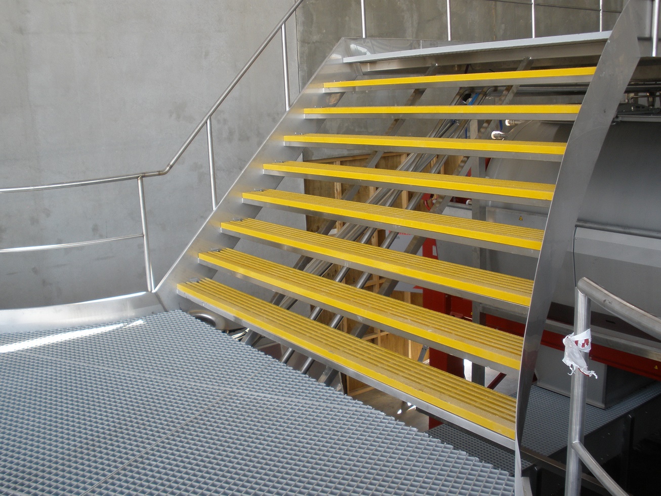FRP grating for distribution and delivery throughout New Zealand. Contact Steel Grating Ltd.